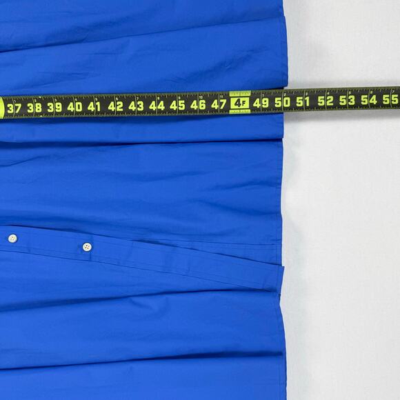 Blue Button-Up Midi Dress - Picture 13 of 15